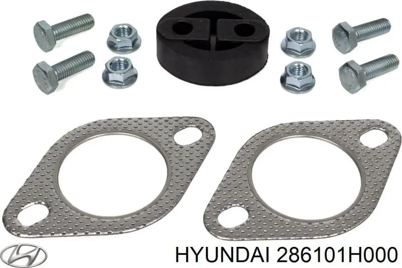Compre 286101H000 Hyundai/Kia Tubo de escape, desde o catalisador até o silenciador