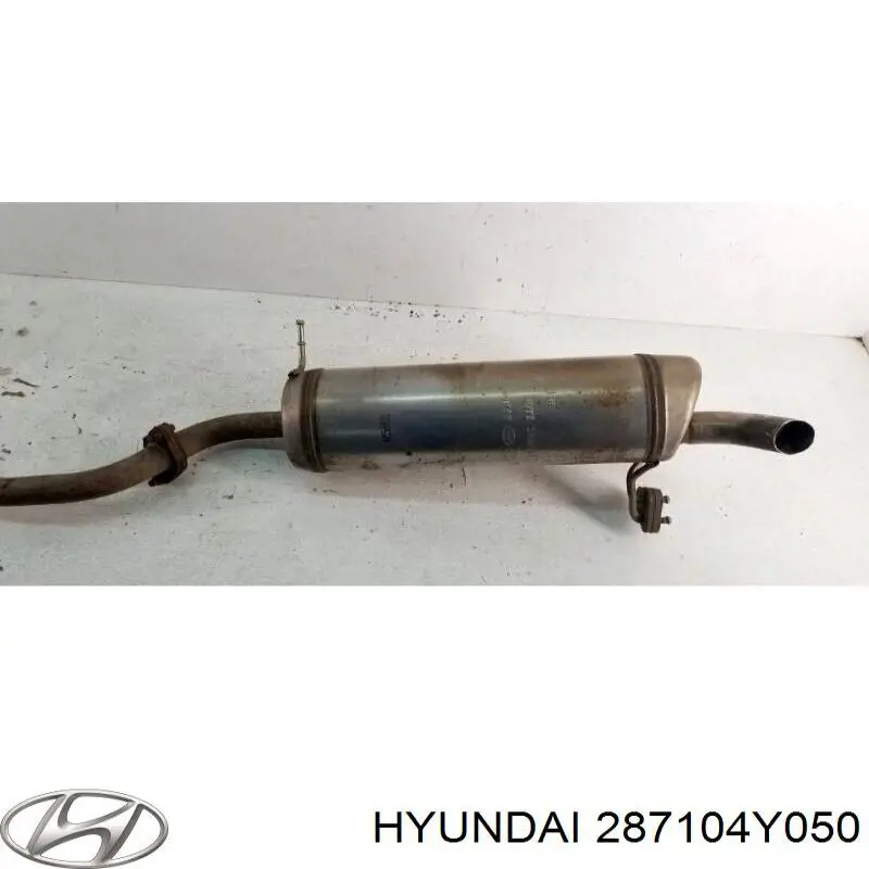  Silenciador, parte traseira KIA Rio III sedan (UB) (2010 - 2017) III