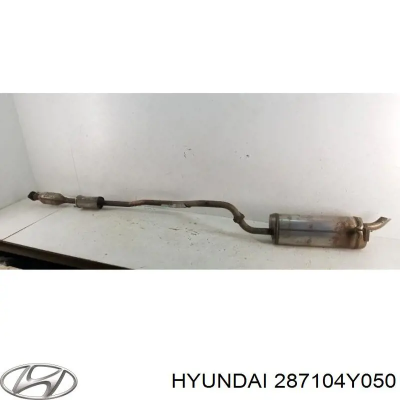 Silenciador, parte traseira para KIA Rio III UB