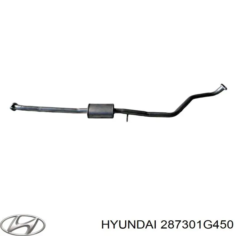 Compre 287301G450 Hyundai/Kia Silenciador, parte traseira
