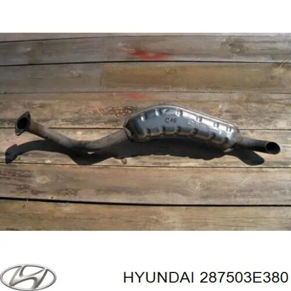 Silenciador, parte traseira Hyundai/Kia 287503E380 preço, a partir de 665,30 USD