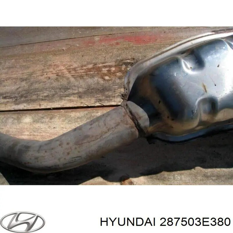 Compre 287503E380 Hyundai/Kia Silenciador, parte traseira
