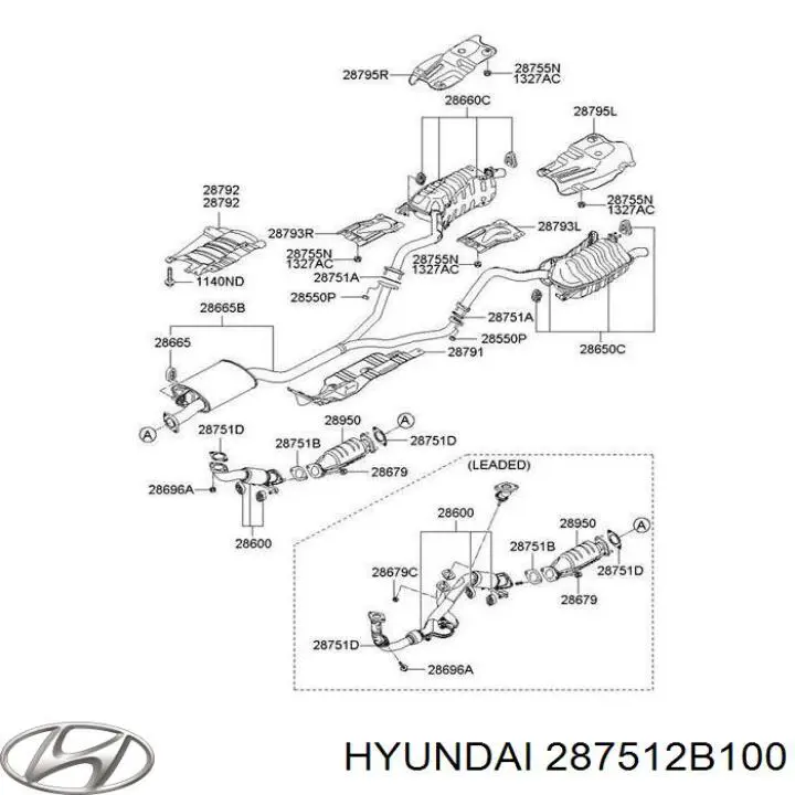Vedante de tubo de admissão do silenciador Hyundai/Kia 287512B100 preço, a partir de 3,25 USD