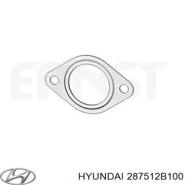 Compre 287512B100 Hyundai/Kia Vedante de tubo de admissão do silenciador