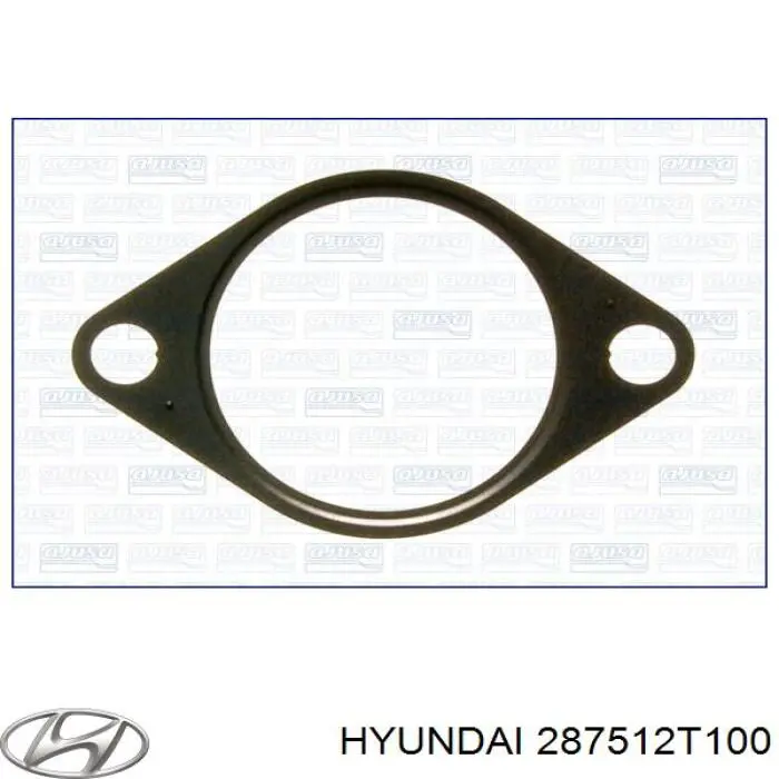 287512T100 Hyundai/Kia Vedante de tubo de admissão do silenciador