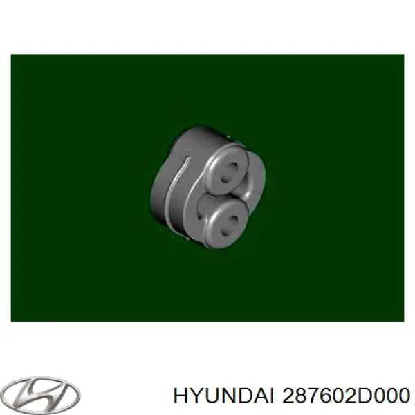 287602D000 Hyundai/Kia Coxim de fixação do silenciador