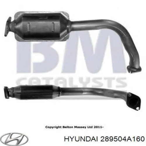S289504A160 Hyundai/Kia Convertidor - catalisador