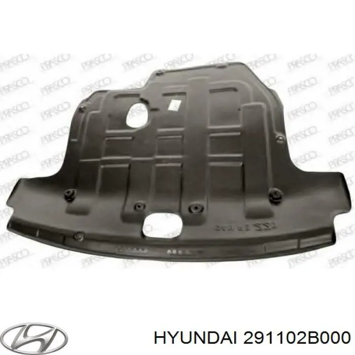 291102B000 Hyundai/Kia Proteção de motor, de panela (da seção de motor)