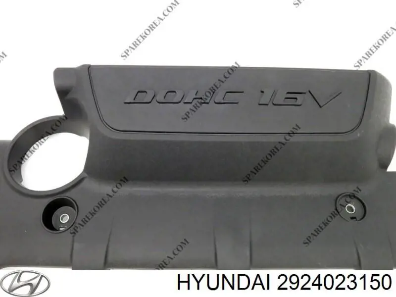 Tampa de motor decorativa para Hyundai Tucson I JM