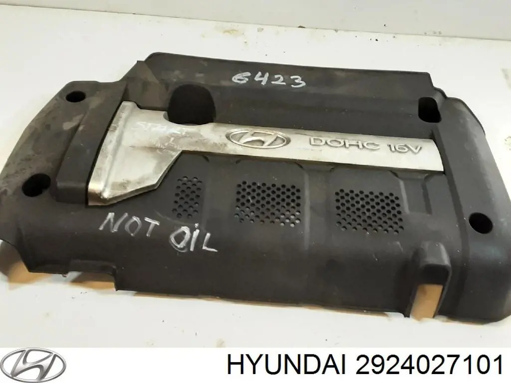 2924027101 Hyundai/Kia Tampa de motor decorativa