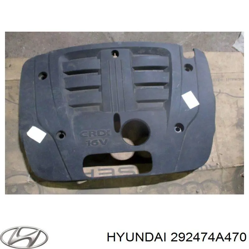 Compre 292474A470 Hyundai/Kia Tampa de motor decorativa