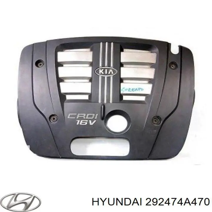292474A470 Hyundai/Kia Tampa de motor decorativa