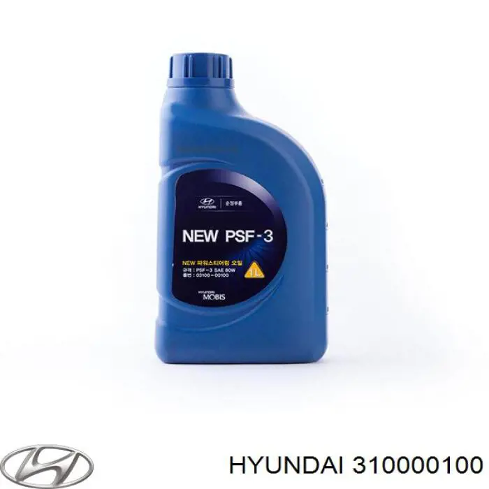 310000100 Hyundai/Kia Fluido da Direção hidrâulica assistida