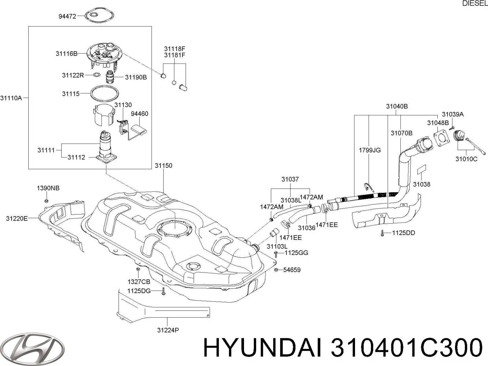 310401C300 Hyundai/Kia 