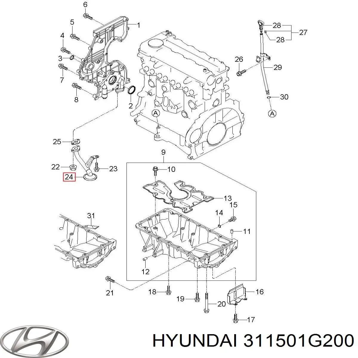 Tanque de combustível Hyundai/Kia 311501G200 preço, a partir de 251,85 USD