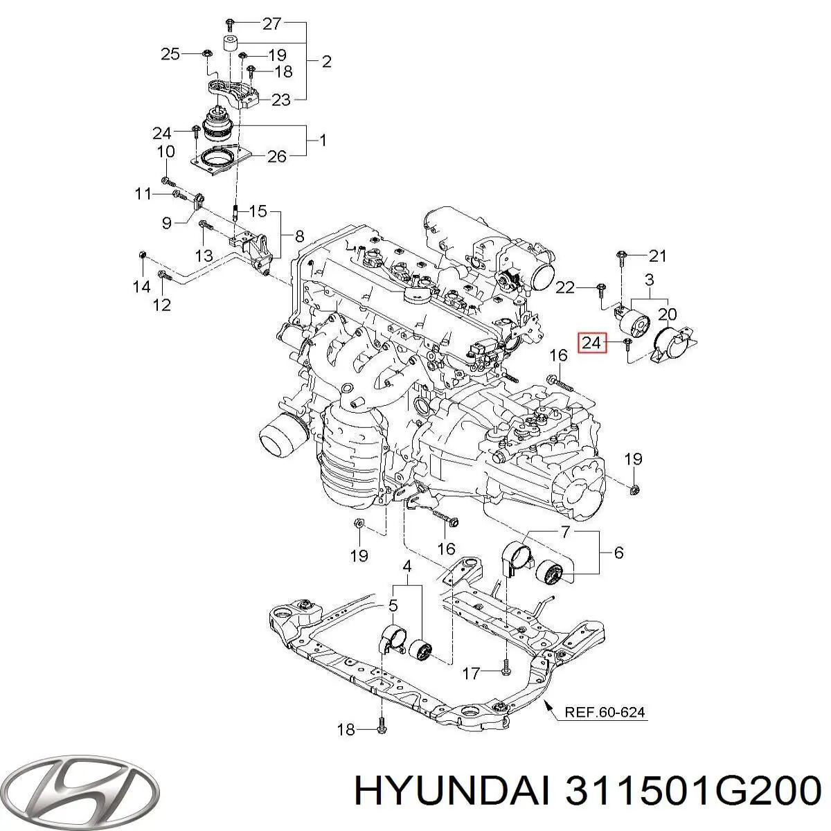 Tanque de combustível Hyundai/Kia 311501E000 preço, a partir de 263,29 USD