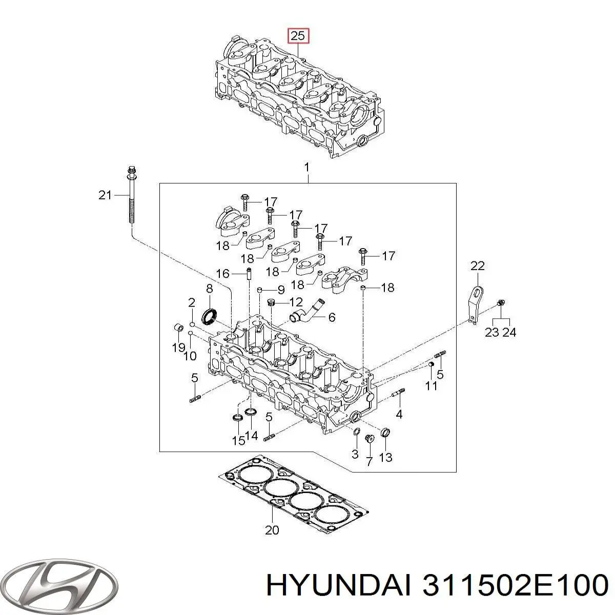Tanque de combustível Hyundai/Kia 311502E100 preço, a partir de 359,53 USD