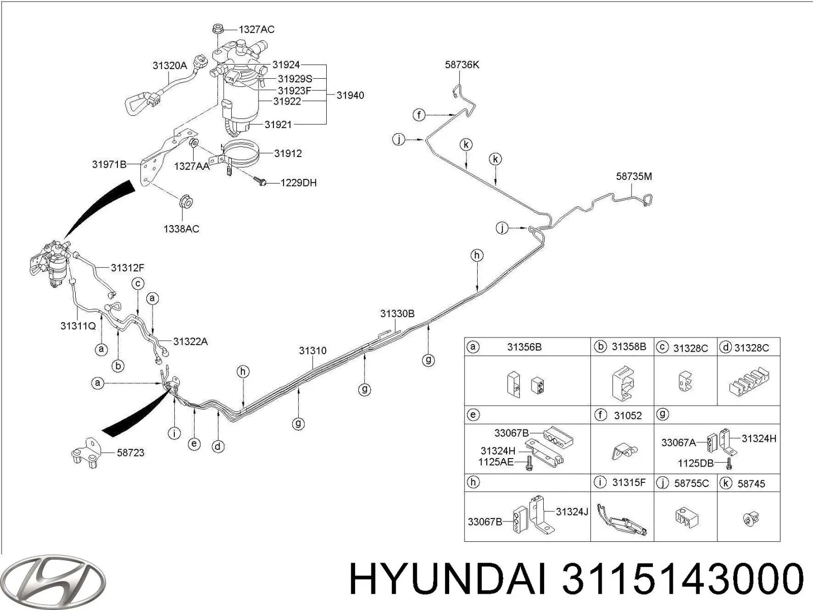 Compre 3115143000 Hyundai/Kia 