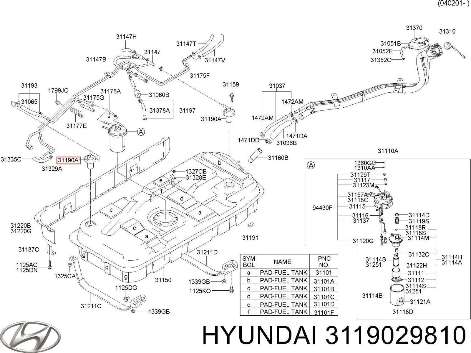 Compre 3119029810 Hyundai/Kia 