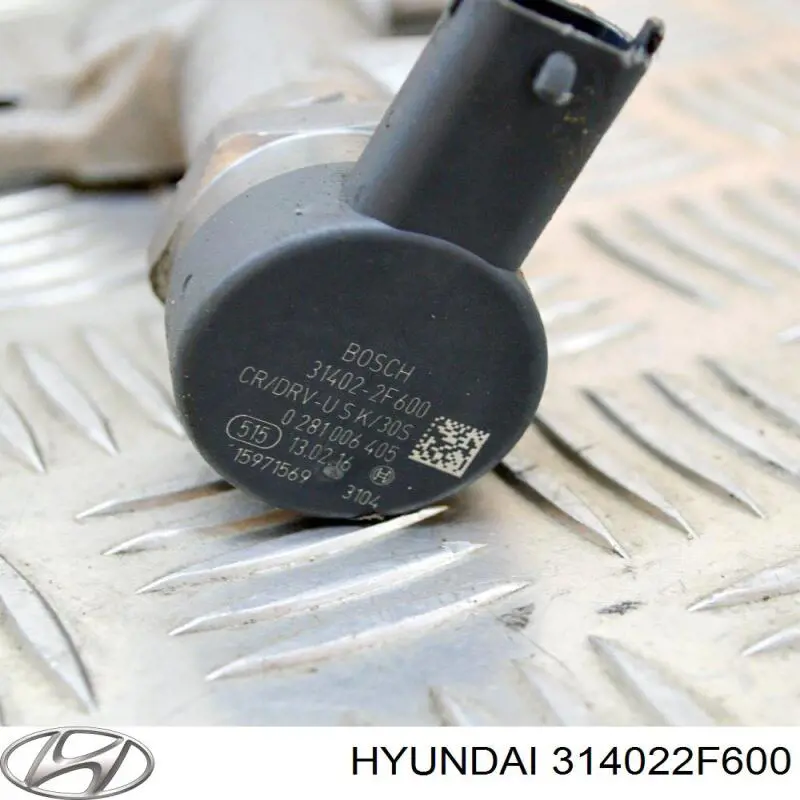 314022F600 Hyundai/Kia Regulador de pressão de combustível na régua de injectores