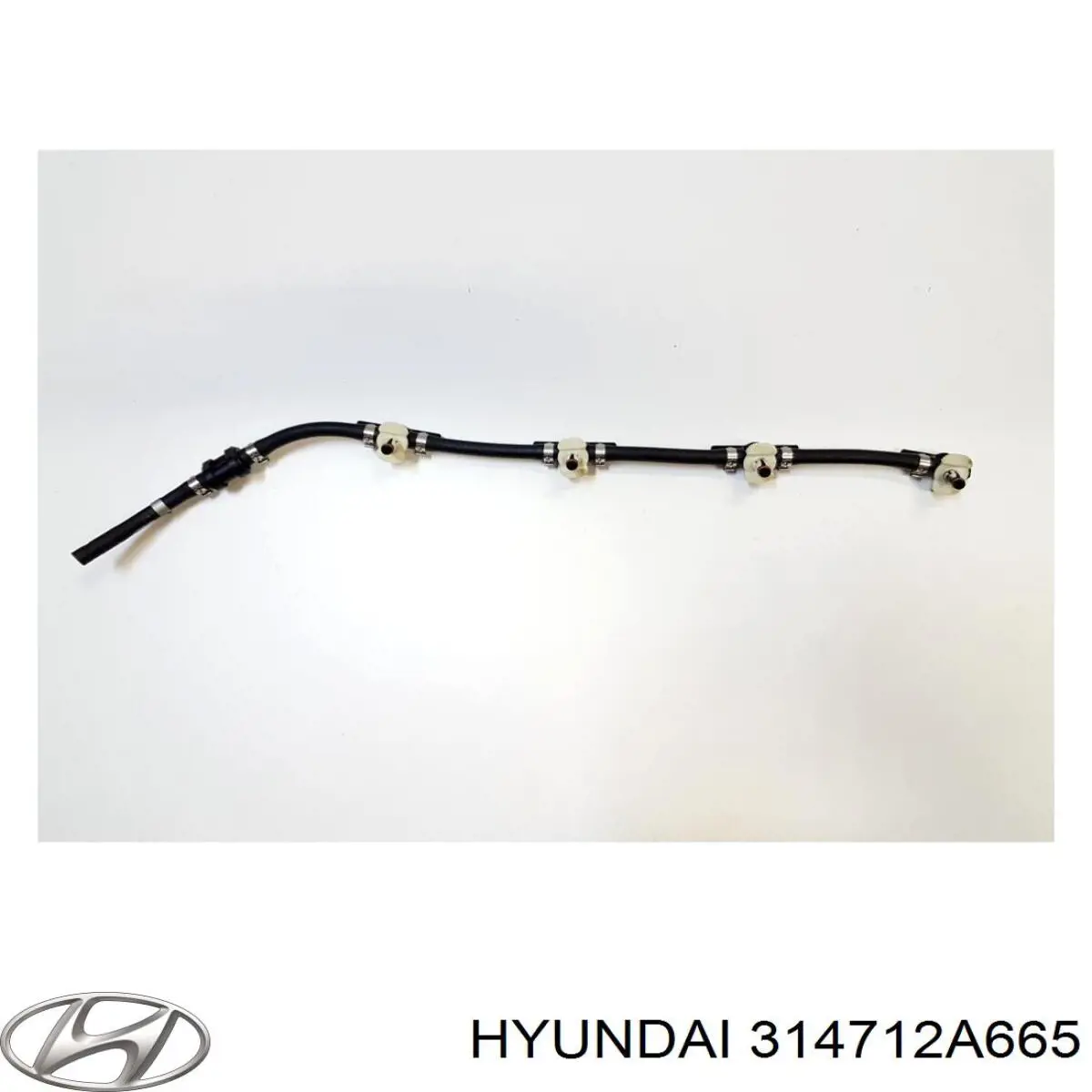 314712A665 Hyundai/Kia Tubo de combustível, inverso desde os injetores