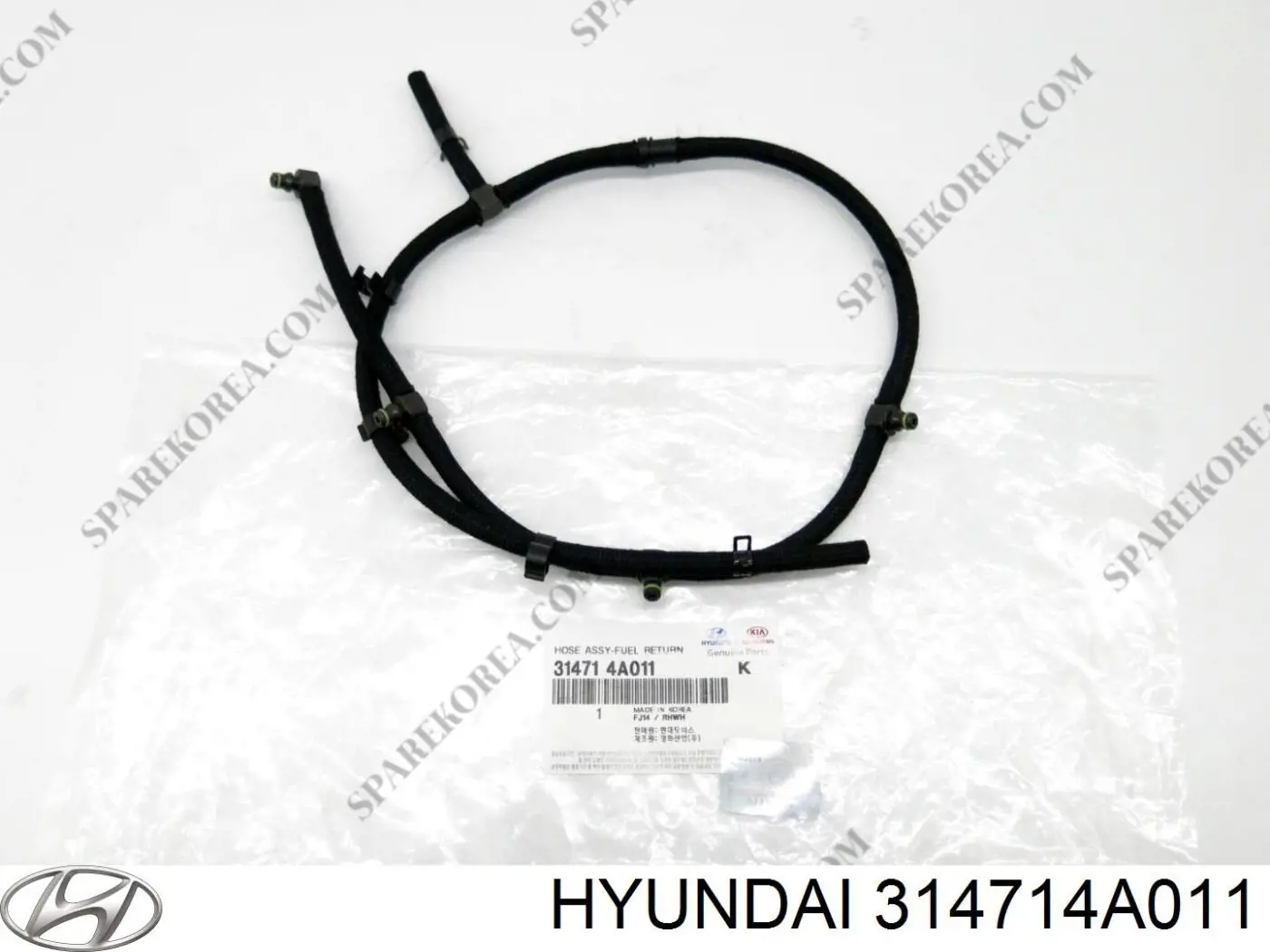 Tubo de combustível, inverso desde os injetores Hyundai/Kia 314714A011 preço, a partir de 43,87 USD