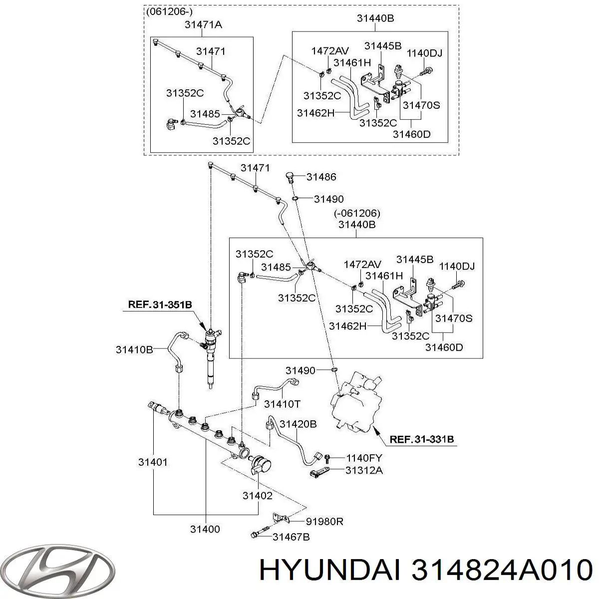  Hyundai/Kia 314824A010 preço, a partir de  