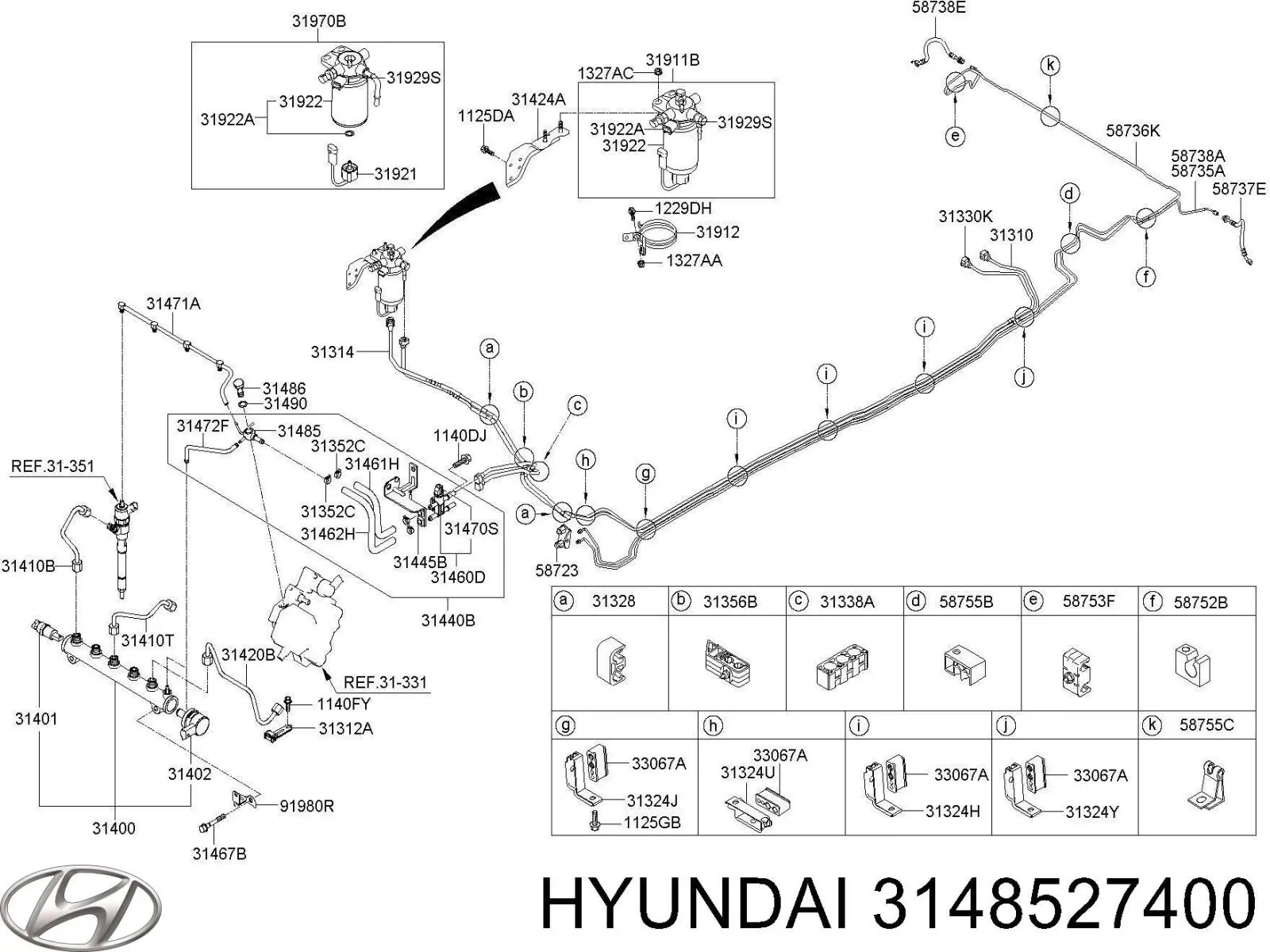  Hyundai/Kia 3148527400 preço, a partir de  