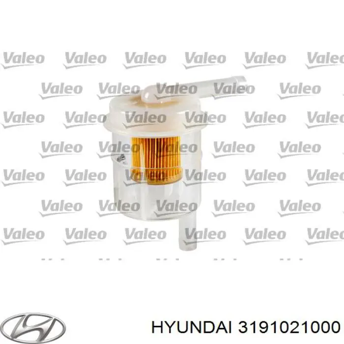 3191021000 Hyundai/Kia Filtro de combustível