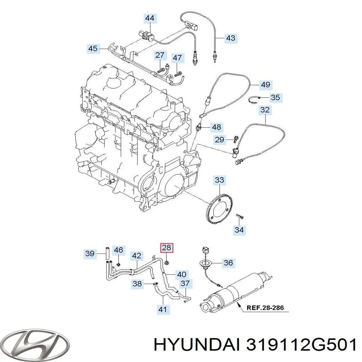 Filtro de combustível Hyundai/Kia 319112G501 preço, a partir de 95,48 USD