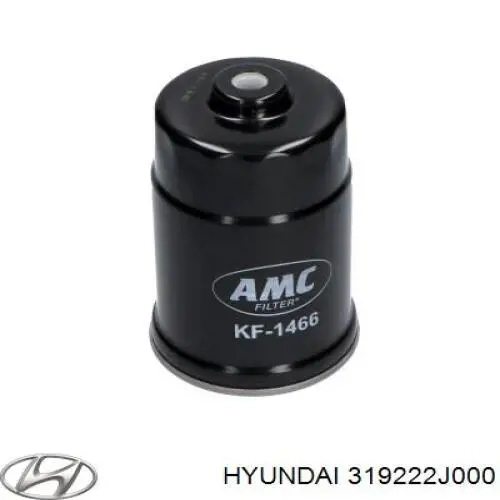 Filtro de combustível Hyundai/Kia 319222J000 preço, a partir de 23,48 USD