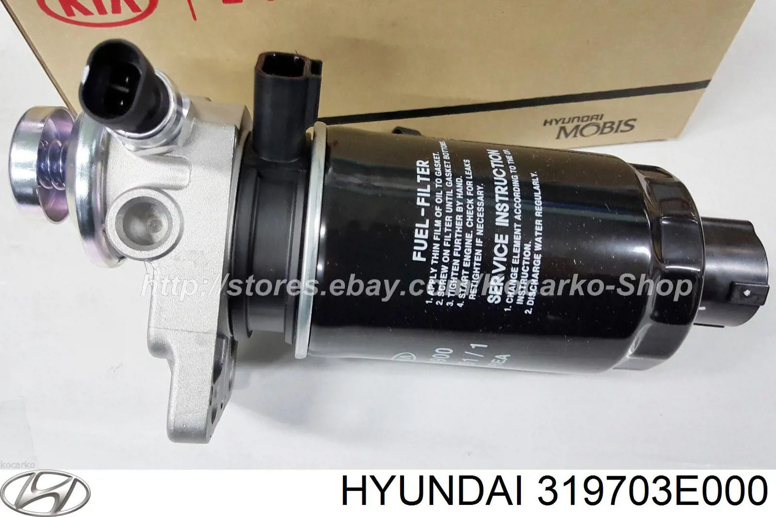 319703E000 Hyundai/Kia Filtro de combustível