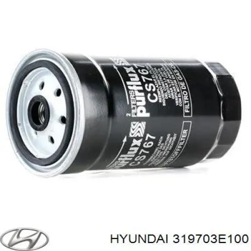 319703E100 Hyundai/Kia Filtro de combustível
