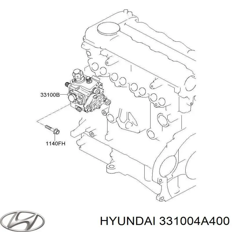 Bomba de combustível de pressão alta Hyundai/Kia 331004A400 preço, a partir de 148,12 USD