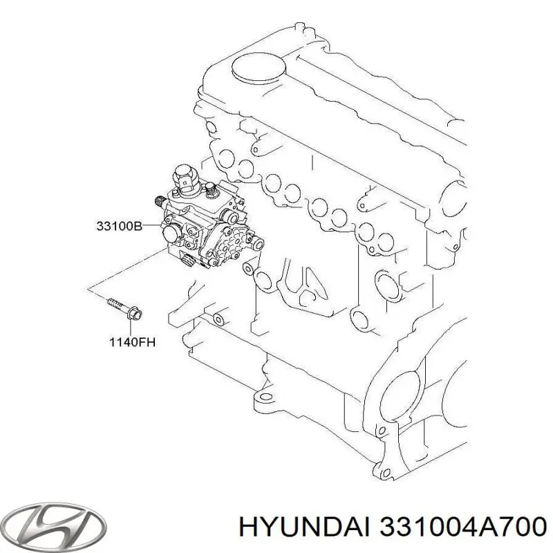 Bomba de combustível de pressão alta Hyundai/Kia 331004A700 preço, a partir de 1679,70 USD