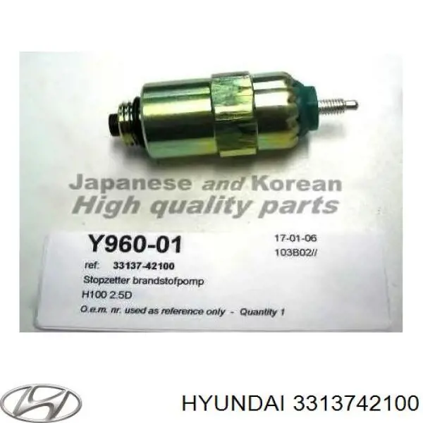 Válvula da Bomba de Combustível de Pressão Alta de corte de combustível (diesel-stop) Hyundai/Kia 3313742100 preço, a partir de 197,37 USD