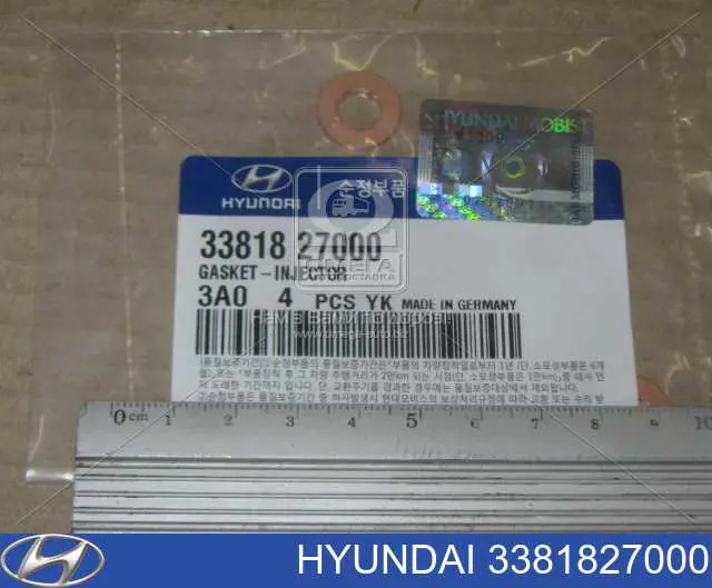 Compre 3381827000 Hyundai/Kia Anel (arruela) do injetor de ajuste