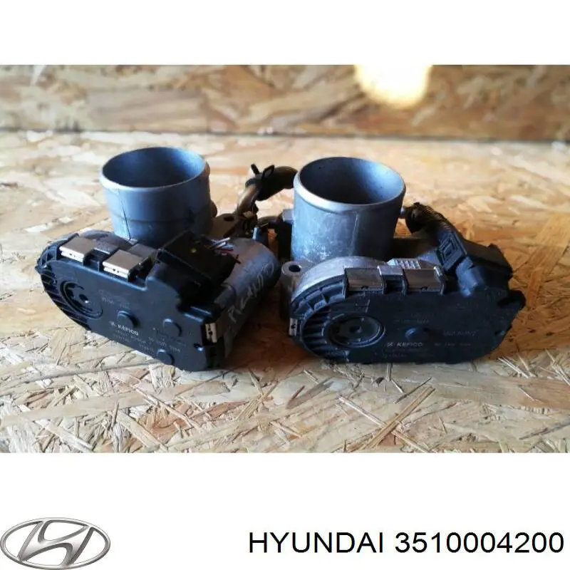 3510004200 Hyundai/Kia Válvula de borboleta montada