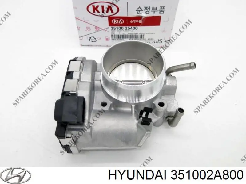 Válvula de borboleta montada Hyundai/Kia 351002A800 preço, a partir de 81,72 USD
