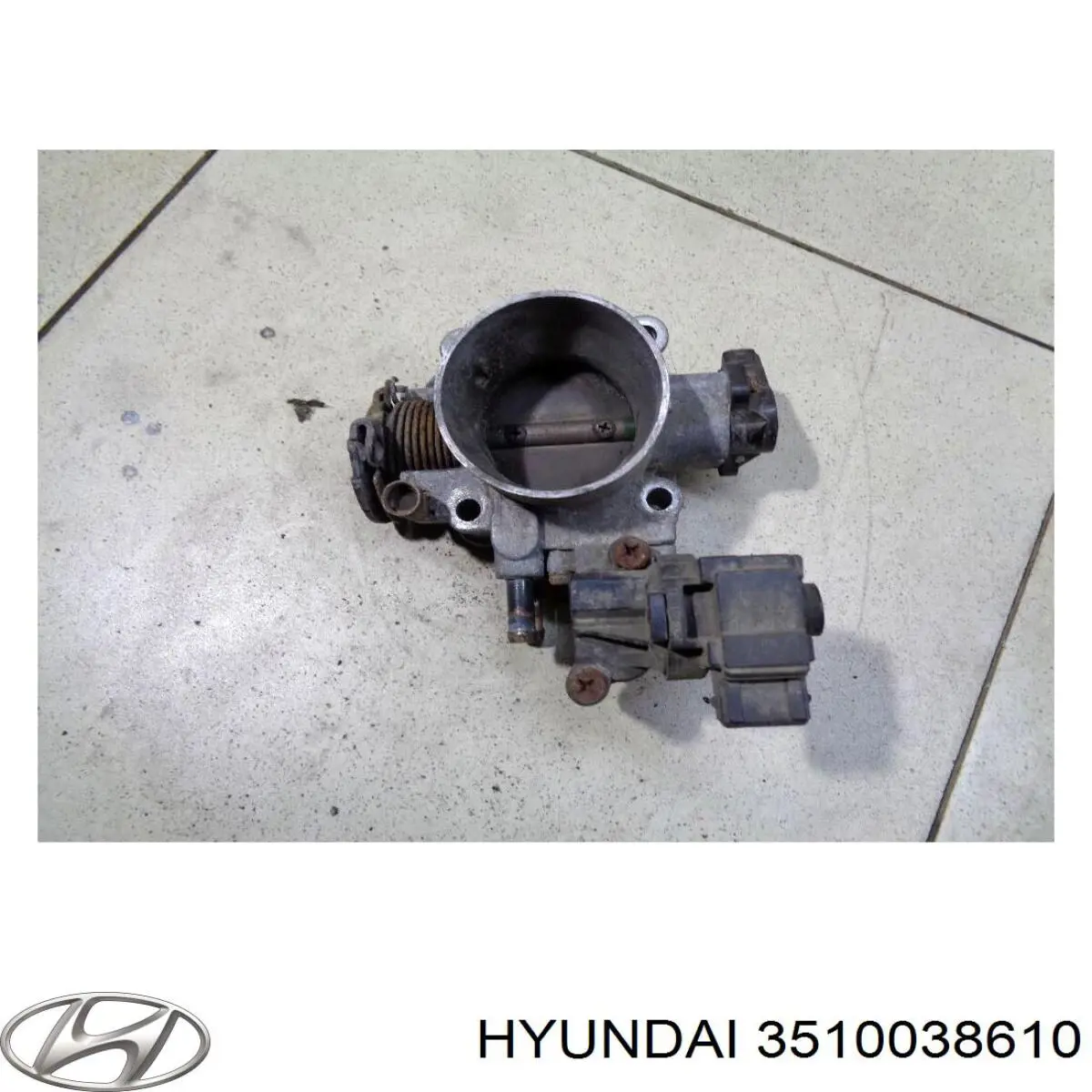  Válvula de borboleta montada Hyundai Sonata IV sedan (EU4) (2001 - 2005) IV