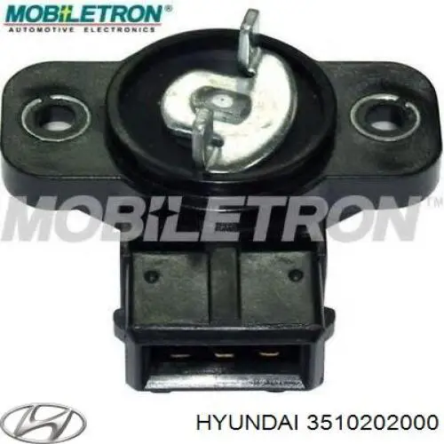 3510202000 Hyundai/Kia Sensor de posição da válvula de borboleta (potenciômetro)