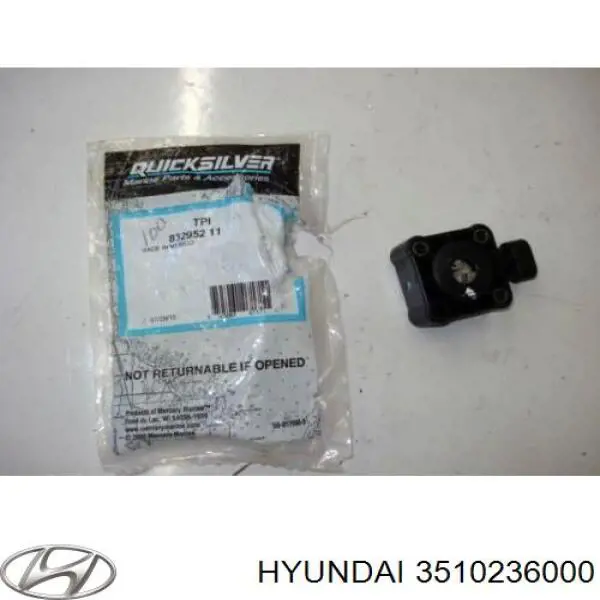 3510236000 Hyundai/Kia Sensor de posição da válvula de borboleta (potenciômetro)