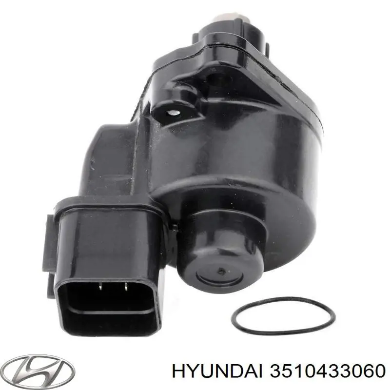 3510433060 Hyundai/Kia Válvula (regulador) de marcha a vácuo