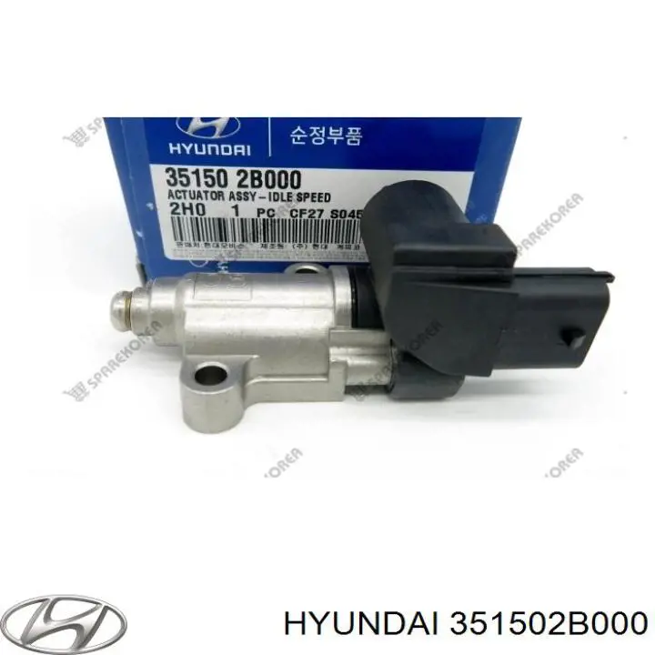 Válvula (regulador) de marcha a vácuo Hyundai/Kia 351502B000 preço, a partir de 119,25 USD