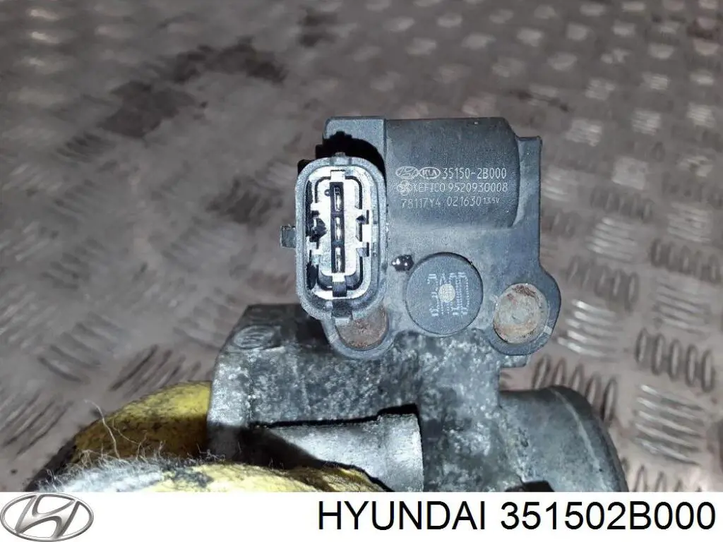 351502B000 Hyundai/Kia Válvula (regulador) de marcha a vácuo