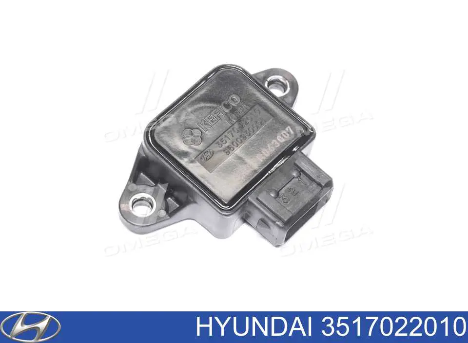 3517022010 Hyundai/Kia Sensor de posição da válvula de borboleta (potenciômetro)
