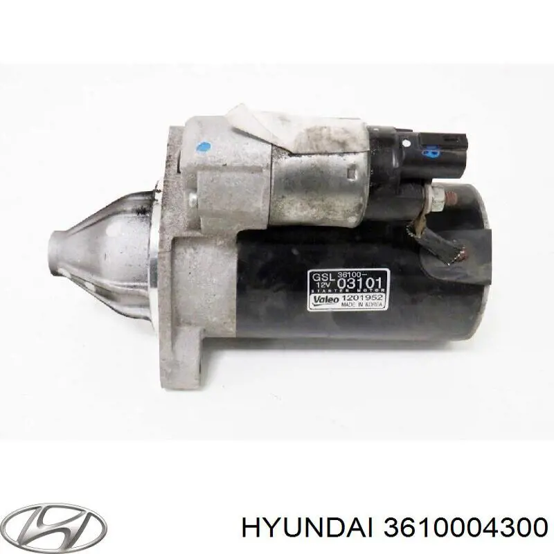 3610004300 Hyundai/Kia Motor de arranco