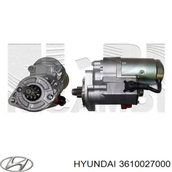 3610027000 Hyundai/Kia Motor de arranco