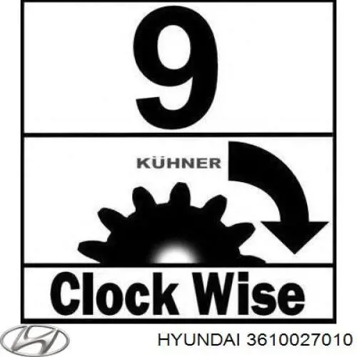 Compre 3610027010 Hyundai/Kia Motor de arranco