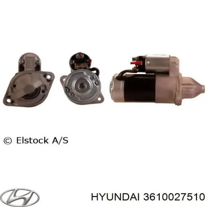 3610027510 Hyundai/Kia Motor de arranco